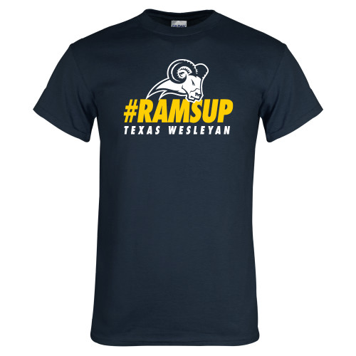  Navy T Shirt - #Ramsup
