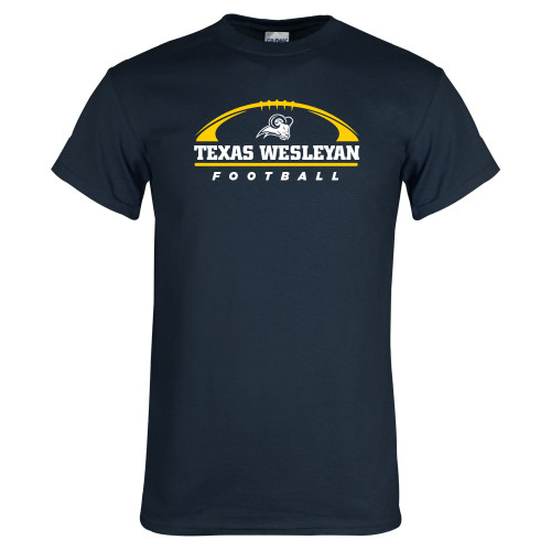  Navy T Shirt - Football Design