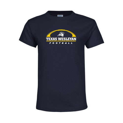  Youth Navy T Shirt - Football Design