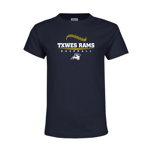  Youth Navy T Shirt - Baseball Design