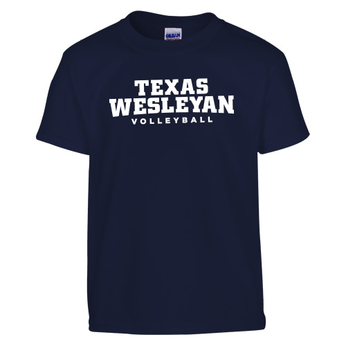  Youth Navy T Shirt - Volleyball