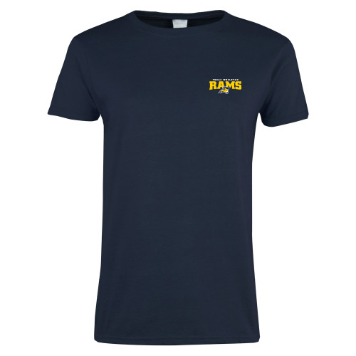  Womens Short Sleeve Navy Tee - Primary Mark