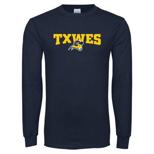  Navy Long Sleeve T-Shirt - Secondary Mark