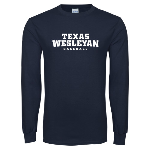  Navy Long Sleeve T-Shirt - Baseball
