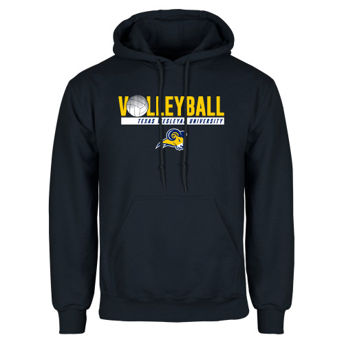  Navy Fleece Hoodie - Texas Wesleyan University Volleyball
