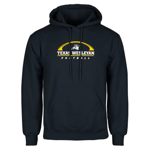  Navy Fleece Hoodie - Football Design