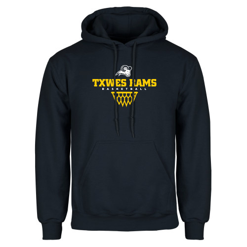  Navy Fleece Hoodie - Basketball Design