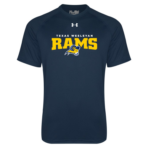  Under Armour Navy Tech Tee - Primary Mark