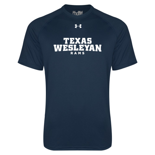  Under Armour Navy Tech Tee - Texas Wesleyan Rams