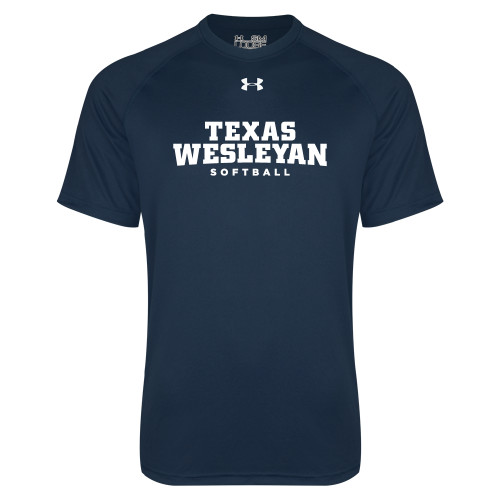  Under Armour Navy Tech Tee - Softball