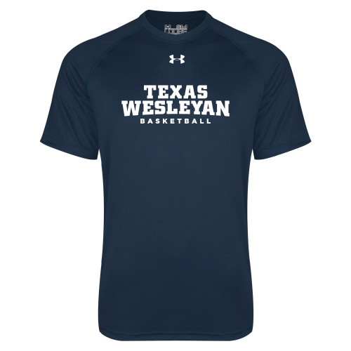  Under Armour Navy Tech Tee - Basketball