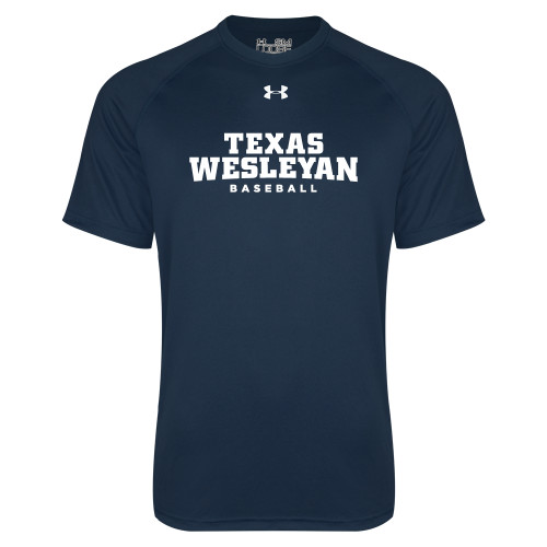  Under Armour Navy Tech Tee - Baseball