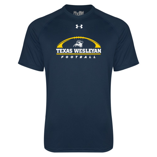  Under Armour Navy Tech Tee - Football Design