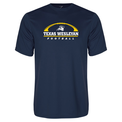  Navy Performance Tee - Football Design