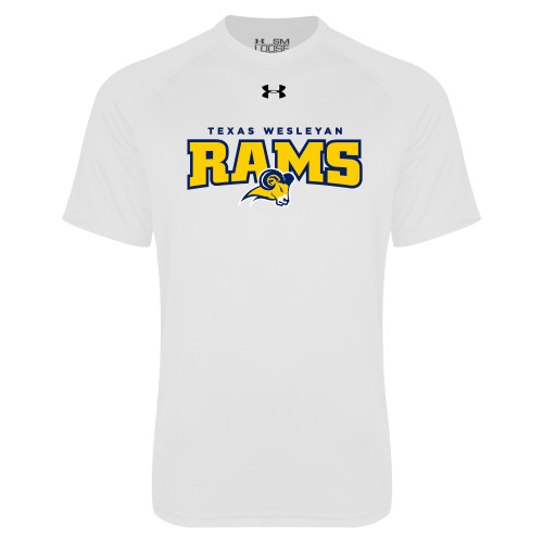  Under Armour White Tech Tee - Primary Mark