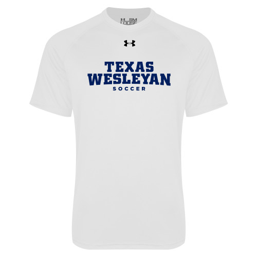  Under Armour White Tech Tee - Soccer