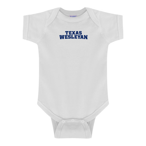  White Infant Onesie - Texas Wesleyan