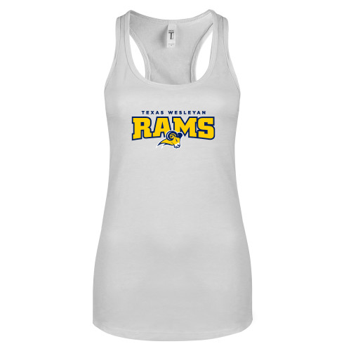  Next Level Racerback Tank White - Primary Mark