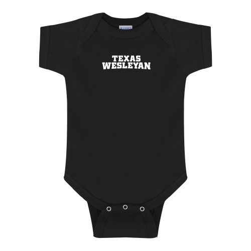  Black Infant Onesie - Texas Wesleyan