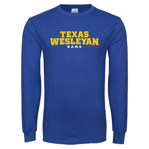  Royal Long Sleeve T Shirt - Texas Wesleyan Rams
