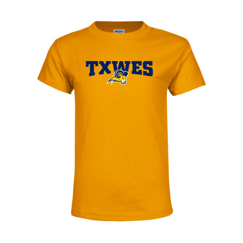  Youth Gold T-Shirt - Secondary Mark