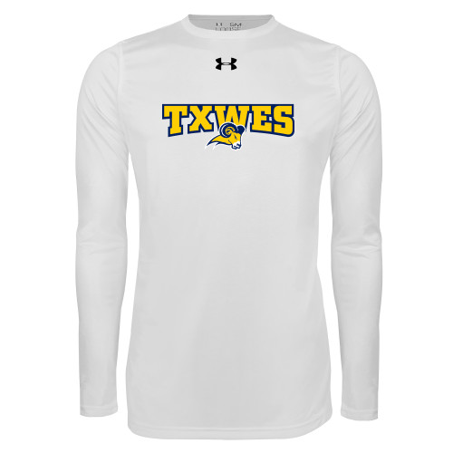 Main Image for  Under Armour White Long Sleeve Tech Tee