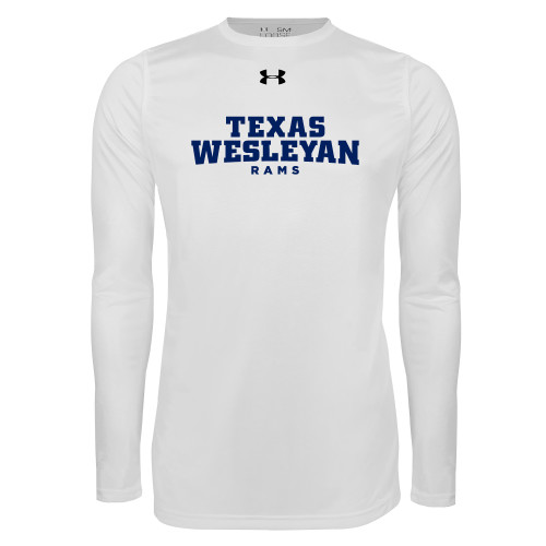 Main Image for  Under Armour White Long Sleeve Tech Tee