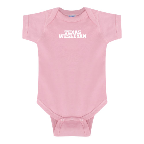  Light Pink Infant Onesie - Texas Wesleyan