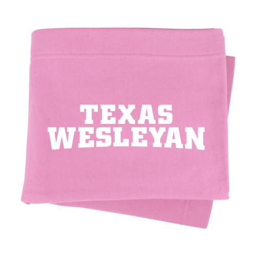  Pink Sweatshirt Blanket - Texas Wesleyan