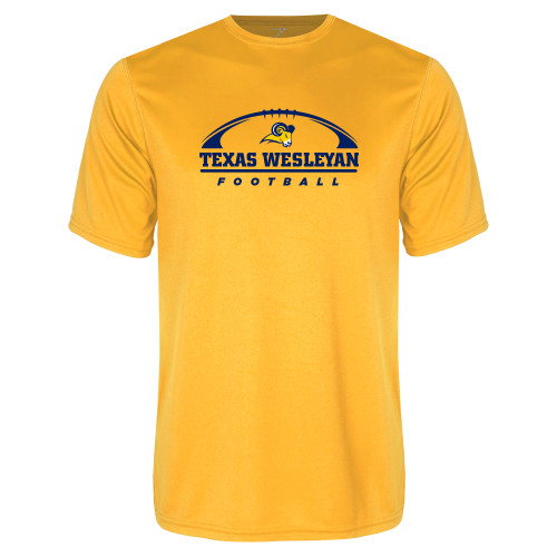  Gold Performance Tee - Football Design