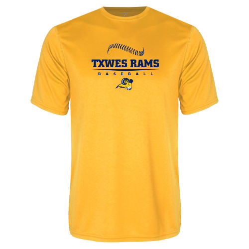  Gold Performance Tee - Baseball Design