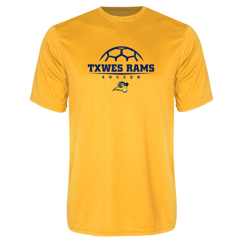  Gold Performance Tee - Soccer Design