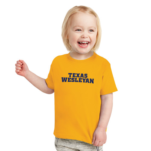  Toddler Gold T Shirt - Texas Wesleyan