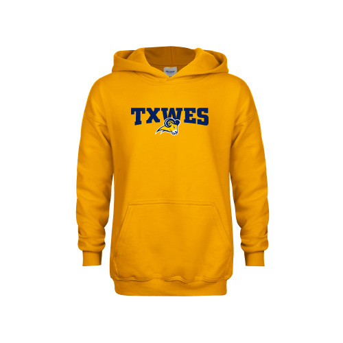  Youth Gold Fleece Hoodie - Secondary Mark