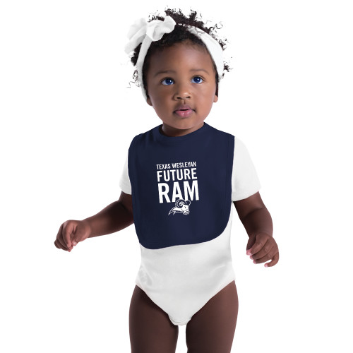  Navy Baby Bib - TxWes Baby