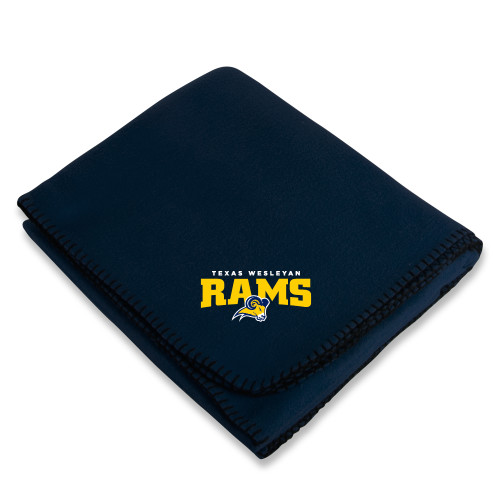  Navy Arctic Fleece Blanket - Primary Mark