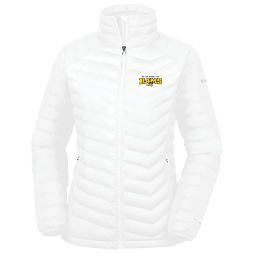  Columbia Womens White Powder Lite Jacket - Primary Mark