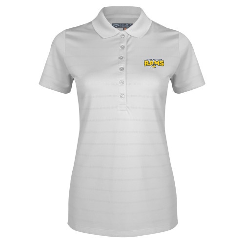  Callaway Womens White Opti Vent Polo - Primary Mark