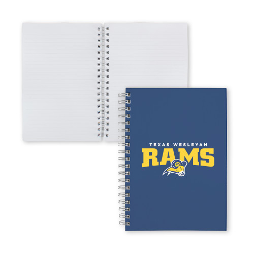  Clear 7 x 10 Spiral Journal Notebook - Primary Mark