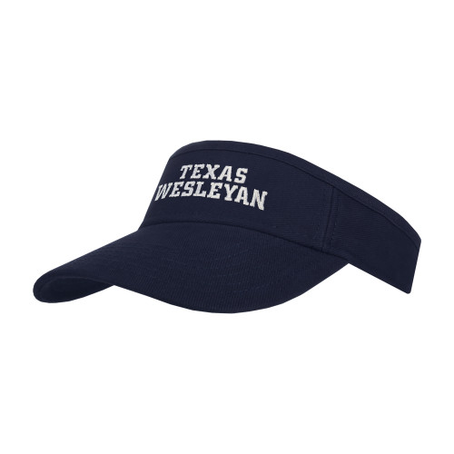  Navy Visor - Texas Wesleyan