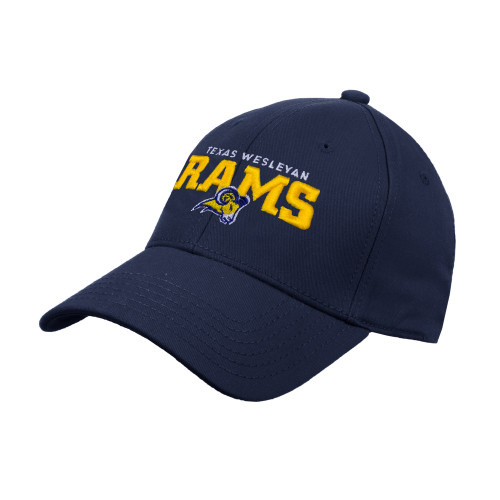  Navy Structured Adjustable Pro Style Hat - Primary Mark