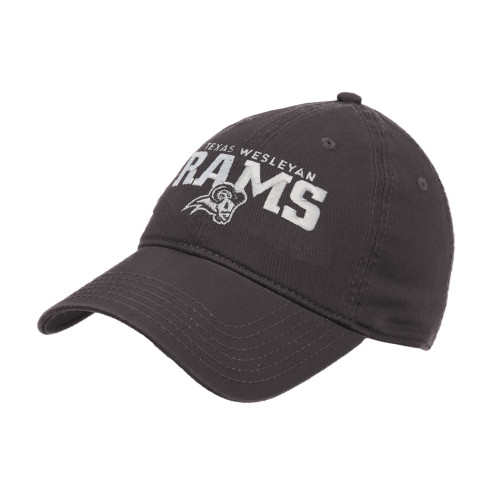  Charcoal Unstructured Adjustable Low Profile Hat - Primary Mark