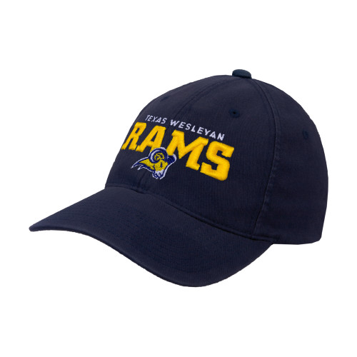  Navy Flexfit Structured Low Profile Hat - Primary Mark