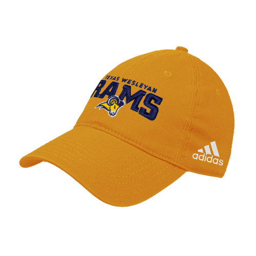  Adidas Gold Adjustable Washed Slouch - Primary Mark