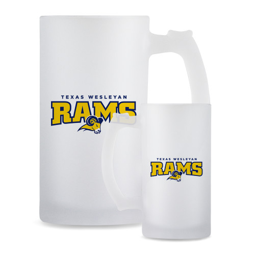  Full Color Decorative Frosted Glass Mug 16oz - Primary Mark