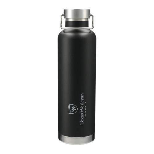  Thor Copper Vacuum Insulated Black Bottle 32oz - Primary Mark - 1 Color Engraved