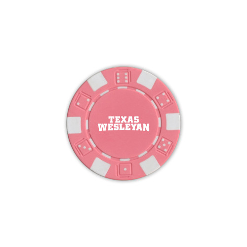  Pink Game Chip - Texas Wesleyan