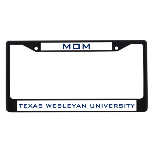  Mom Metal License Plate Frame in Black - Mom