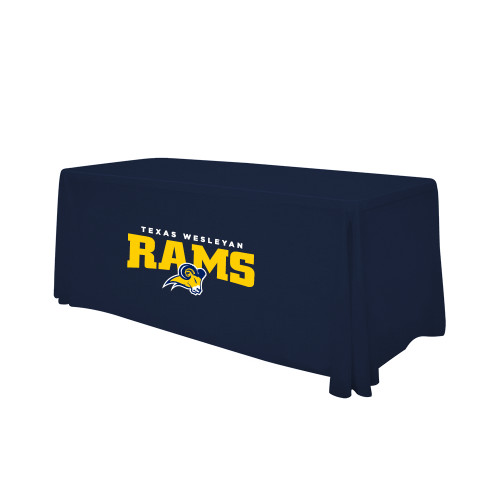  Navy 6 foot Table Throw - Primary Mark