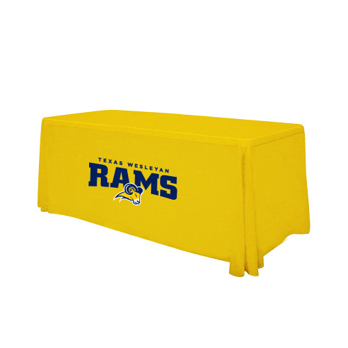  Gold 6 foot Table Throw - Primary Mark